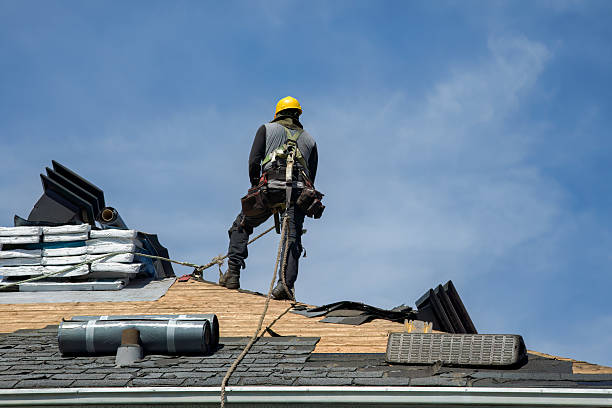 Professional Roof Installation technician working in Bourneville, OH